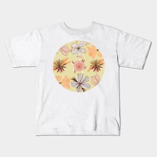 Beautiful Summer Flowers Kids T-Shirt